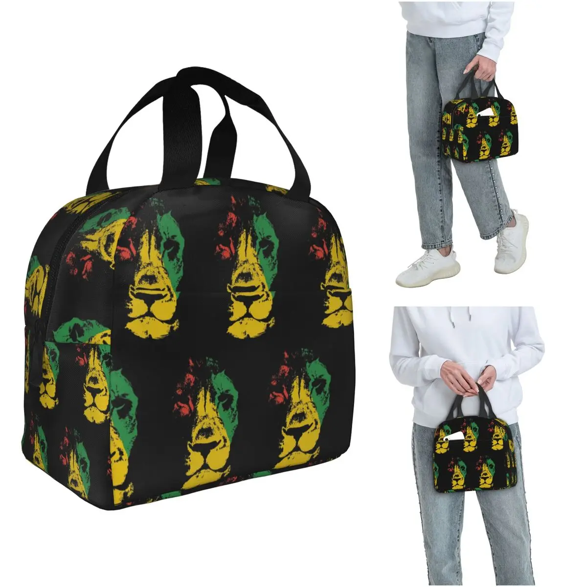 Rastafarian Flag Lion Insulated Lunch Bag for Women Kids Portable Food Boxes Thermal Lunch Box Tote
Rastafarian Flag Lion Insulated Lunch Bag for Women Kids Portable Food Boxes Thermal Lunch Box Tote