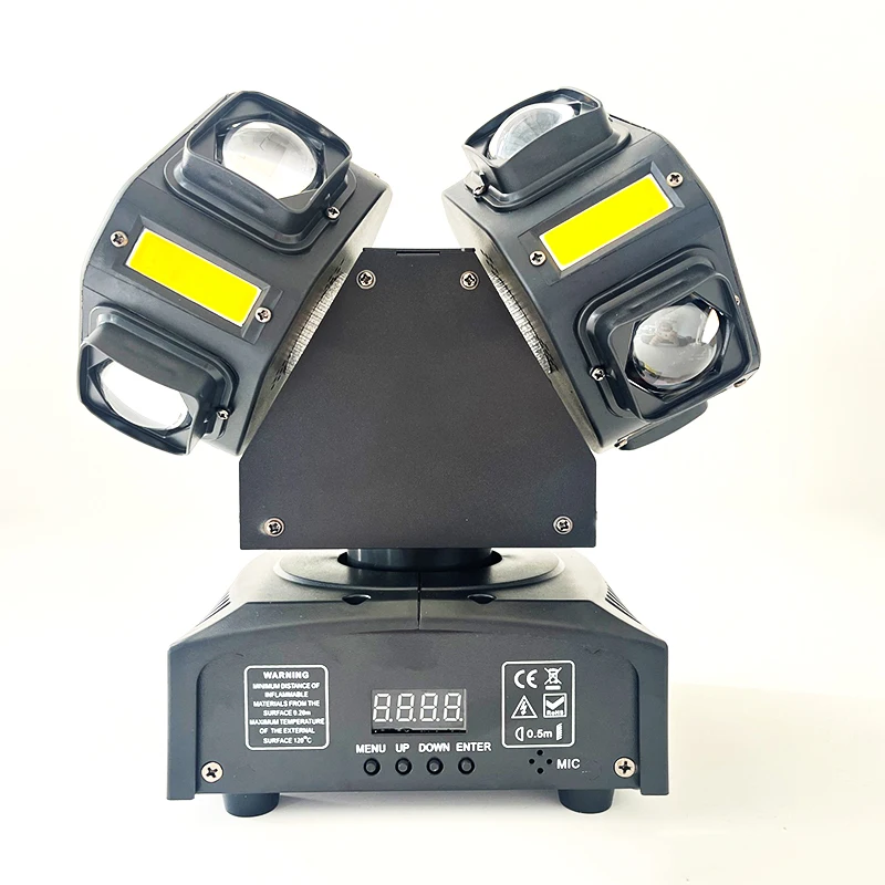 Светодиодный вращающийся прожектор Uponelite 2026 с двумя лучами, RGBW, лазер, стробоскоп, для дискотек и вечеринок, DMX, звуковое управление
Светодиодный вращающийся прожектор Uponelite 2026 с двумя лучами, RGBW, лазер, стробоскоп, для дискотек и вечеринок, DMX, звуковое управление