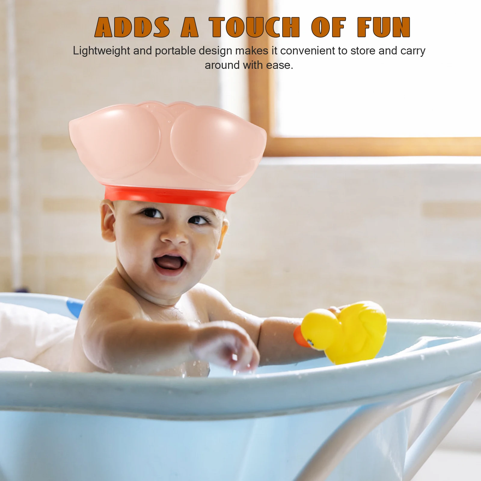 Baby Shower Waterproof Hair Washing Shower Cap For Kids Shield for Kids Newborn Toddler Bath Caps Lightweight Soft
Baby Shower Waterproof Hair Washing Shower Cap For Kids Shield for Kids Newborn Toddler Bath Caps Lightweight Soft