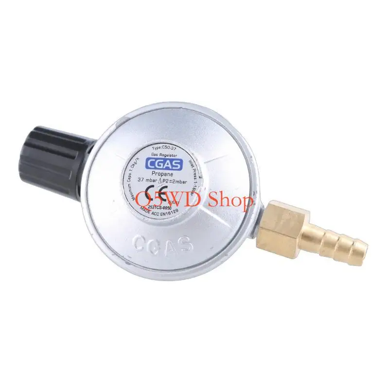 Q5WD 50/37mbar Pressure Regulator Camp Stove Disposal Bottle Valves Adjustable Flows Low Pressure Propane Regulator
Q5WD 50/37mbar Pressure Regulator Camp Stove Disposal Bottle Valves Adjustable Flows Low Pressure Propane Regulator