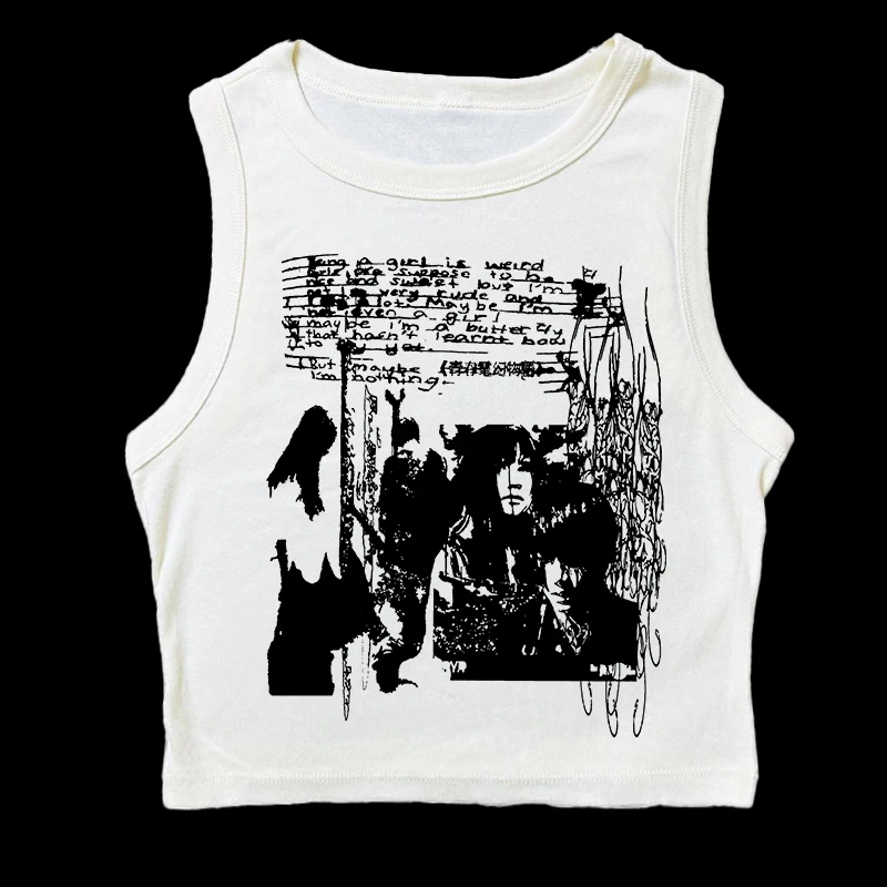 European and American 2025 Spring and Summer New Y2K Sexy temperament Women's T-shirt Gothic Printed Pattern Two Piece Set Strap
European and American 2025 Spring and Summer New Y2K Sexy temperament Women's T-shirt Gothic Printed Pattern Two Piece Set Strap