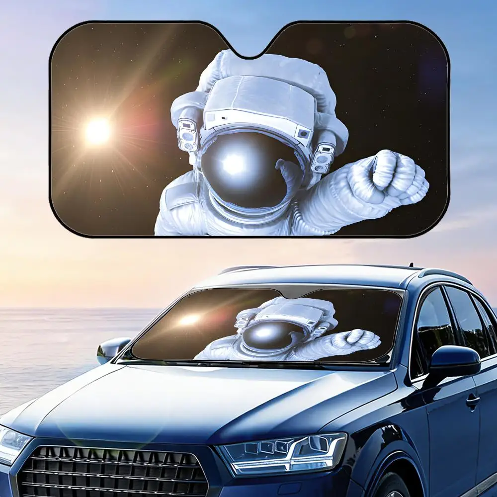 Солнцезащитный козырек для автомобиля с изображением космонавта в космосе, многоразовый, из алюминиевой фольги, для защиты от УФ-излучения и теплоизоляции
Солнцезащитный козырек для автомобиля с изображением космонавта в космосе, многоразовый, из алюминиевой фольги, для защиты от УФ-излучения и теплоизоляции