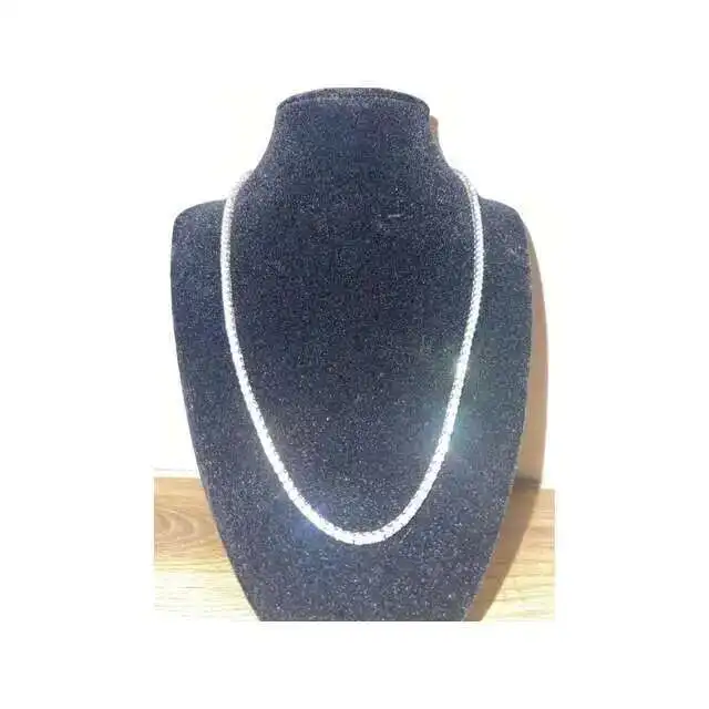Silver 18k Gold Plated Round Cut Tennis Chain Iced Out with d Colour Moissanite Diamonds Gift for Him Her
Silver 18k Gold Plated Round Cut Tennis Chain Iced Out with d Colour Moissanite Diamonds Gift for Him Her
