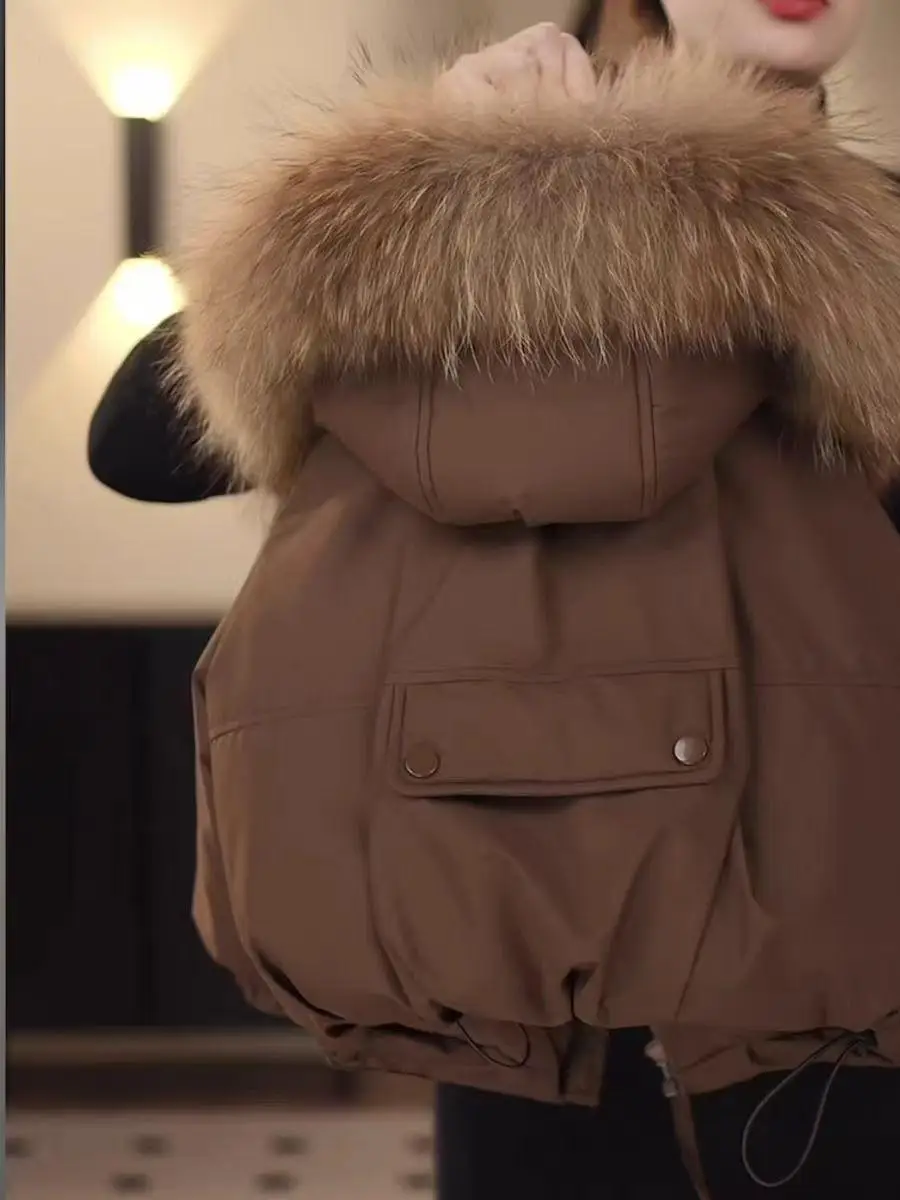 Женская хлопковая парка со съемным меховым воротником и внутренним меховым воротником для девочек, зимняя новая модная шелковая куртка для поездок на работу, китайский бренд
Женская хлопковая парка со съемным меховым воротником и внутренним меховым воротником для девочек, зимняя новая модная шелковая куртка для поездок на работу, китайский бренд