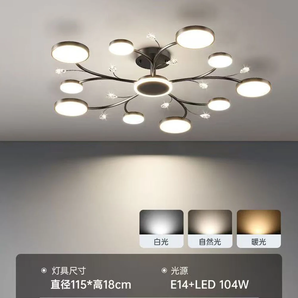Modern LED Ceiling Chandelier Lighting For Living Room Bedroom Pendant Light Led Ceiling Lamp Art Decor Crystal Fixtures Lights
Modern LED Ceiling Chandelier Lighting For Living Room Bedroom Pendant Light Led Ceiling Lamp Art Decor Crystal Fixtures Lights