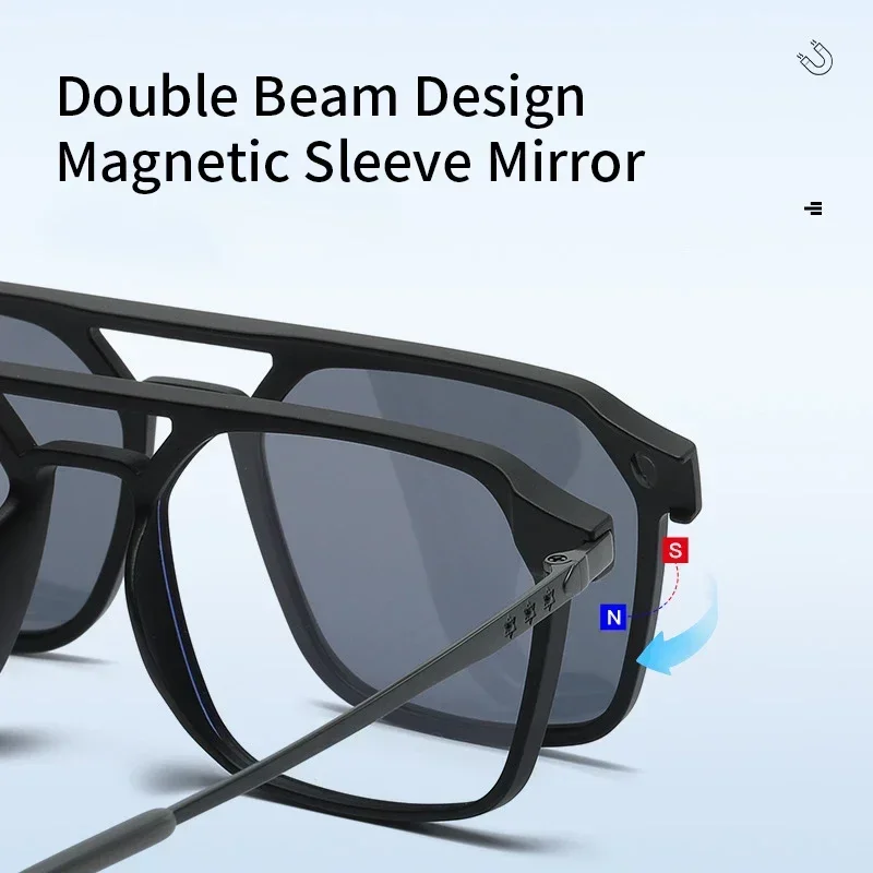 Ollymurs Fashionable Double Steel Magnetic Bridge Retro Optical TR Plastic Men's Women's Frame Eyewear Prescription Glasses 6616
Ollymurs Fashionable Double Steel Magnetic Bridge Retro Optical TR Plastic Men's Women's Frame Eyewear Prescription Glasses 6616