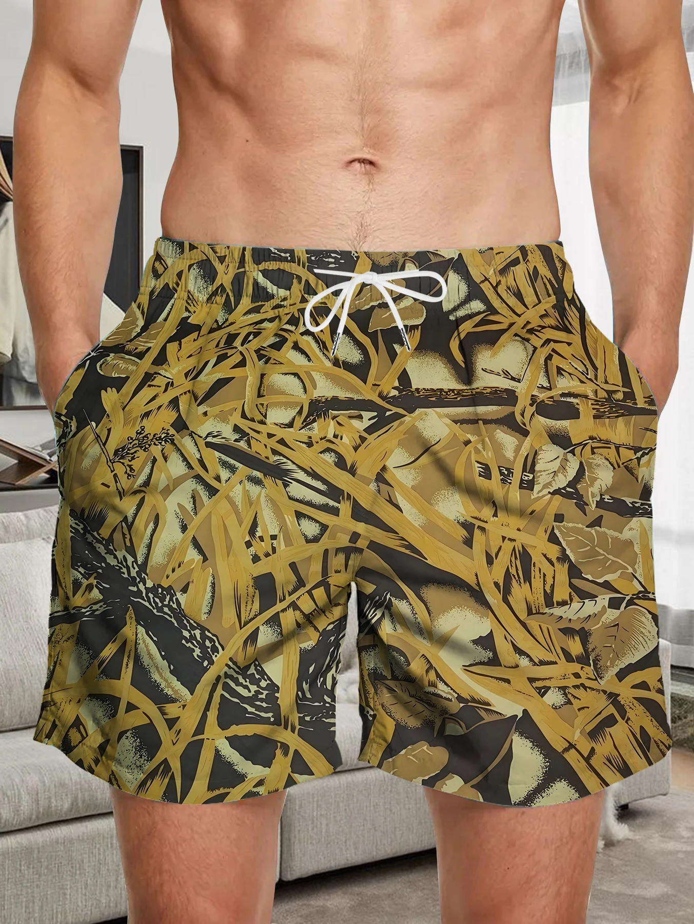 Summer Full Print Beach Shorts Men Digital Printing Quick Dry Polyester Swim Trunks
Summer Full Print Beach Shorts Men Digital Printing Quick Dry Polyester Swim Trunks