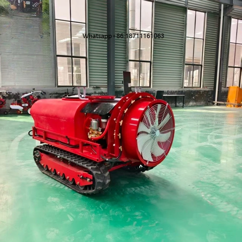 Remote Control Tracked Agricultural Sprayer Self Propelled Air Blast Type for Orchard Pesticide Spraying
Remote Control Tracked Agricultural Sprayer Self Propelled Air Blast Type for Orchard Pesticide Spraying