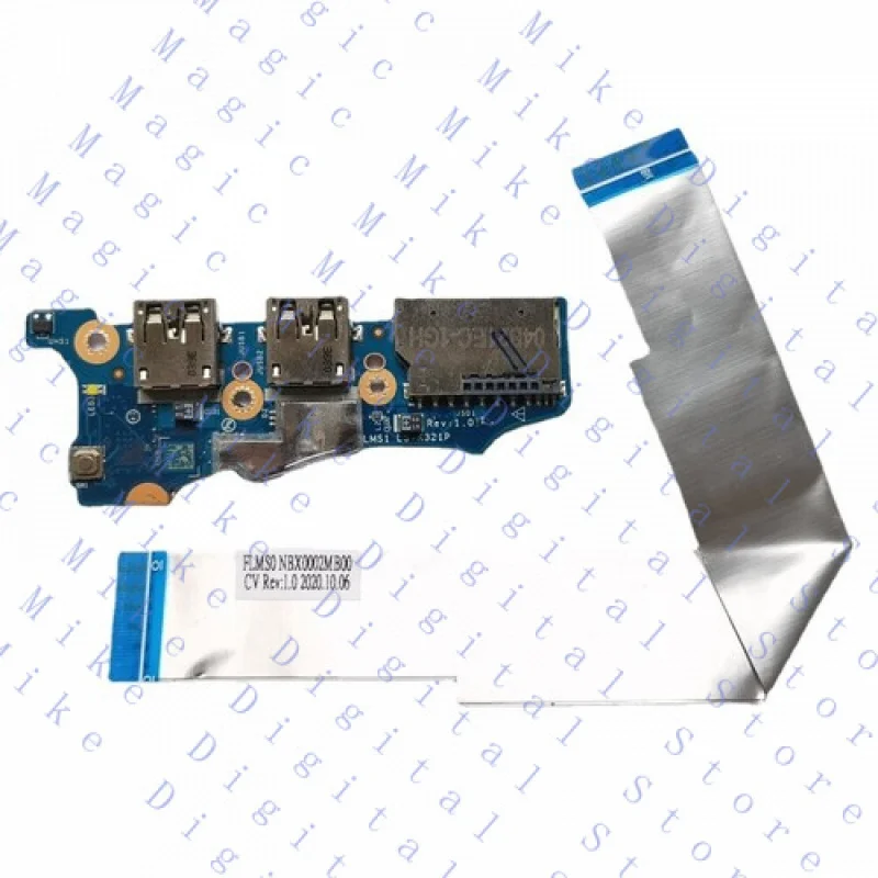 H New USB Board w/FFC Cable For Lenovo Ideapad 5-14ITL05 82FE 5C51B39801 LS-K321P
H New USB Board w/FFC Cable For Lenovo Ideapad 5-14ITL05 82FE 5C51B39801 LS-K321P