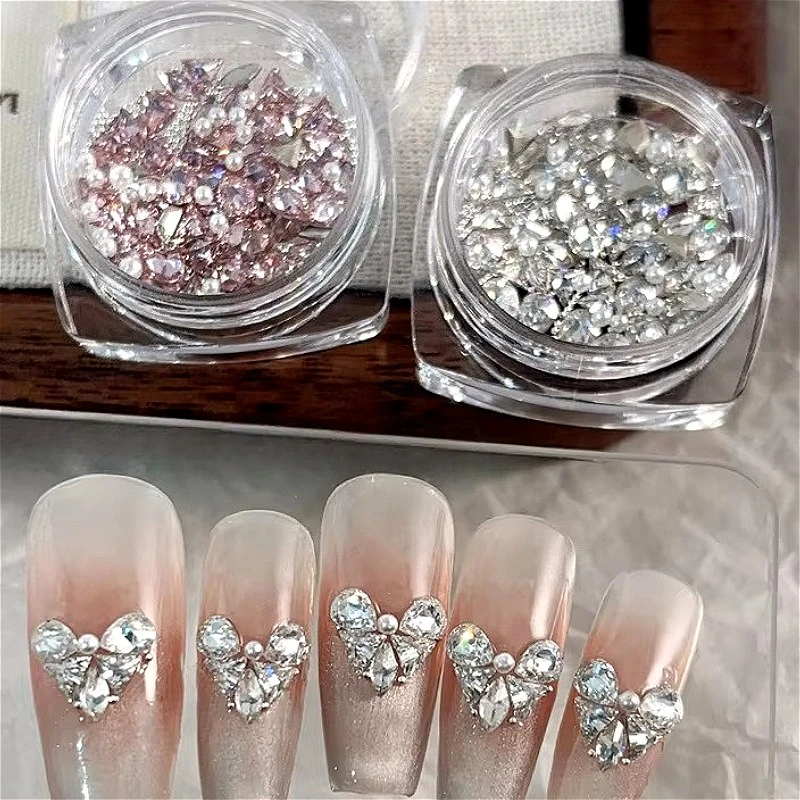 Geometric Rhinestone Splicing Crystal Heart Flat Bottom Water Droplet Zircon Drill Nail Art Decoration Accessories Manicure Tool
Geometric Rhinestone Splicing Crystal Heart Flat Bottom Water Droplet Zircon Drill Nail Art Decoration Accessories Manicure Tool