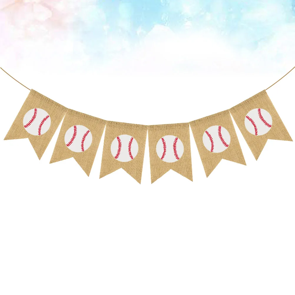 Retro Decorative Banner Vintage Garland Party Supplies Baseball Theme Sports Bunting Flag Party Supplies SetLinen
Retro Decorative Banner Vintage Garland Party Supplies Baseball Theme Sports Bunting Flag Party Supplies SetLinen