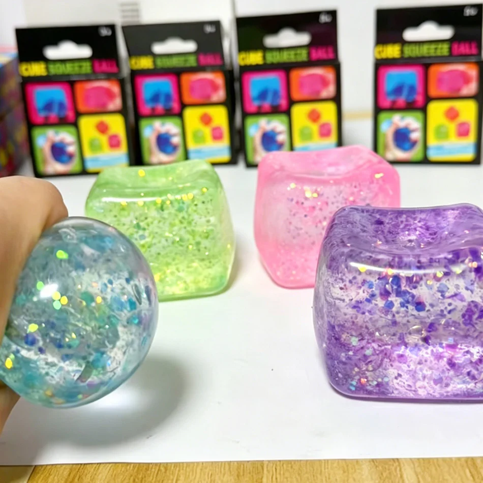 random color one Glitter Stress Cube Stress Balls Malt Sugar Stress Balls for Adults Decompression Vent Anti Stress Slow
random color one Glitter Stress Cube Stress Balls Malt Sugar Stress Balls for Adults Decompression Vent Anti Stress Slow