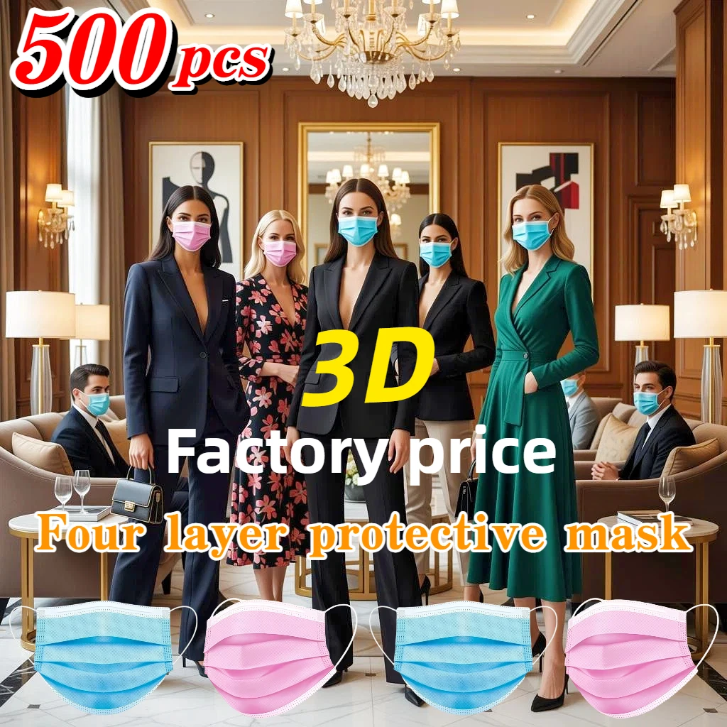 500 шт. 3D стерео одноразовые защитные маски 4-слойные удобные дышащие для улицы, дома, офиса, школы, унисекс
500 шт. 3D стерео одноразовые защитные маски 4-слойные удобные дышащие для улицы, дома, офиса, школы, унисекс