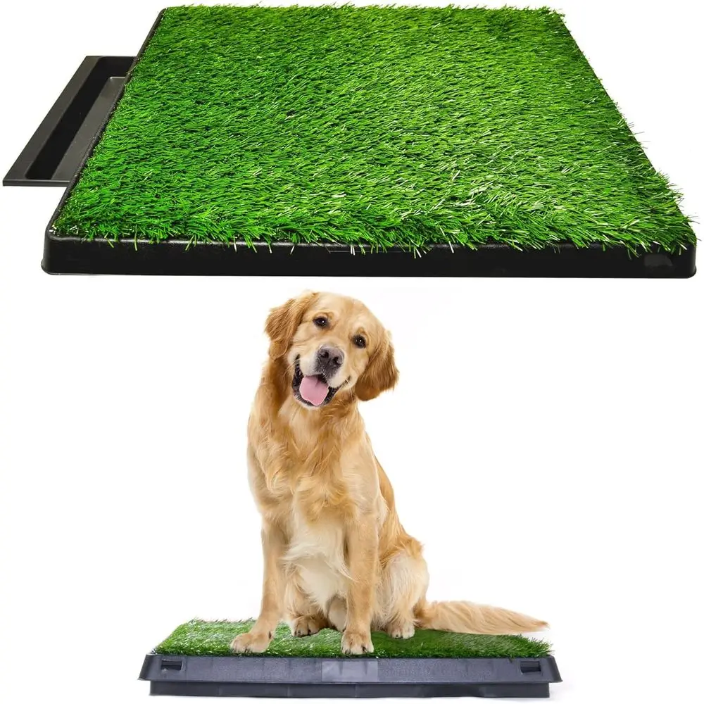 Portable Pet Potty with Synthetic Grass and Tray, 20x30 - Waterproof Indoor/Outdoor Dog Toilet
Portable Pet Potty with Synthetic Grass and Tray, 20x30 - Waterproof Indoor/Outdoor Dog Toilet