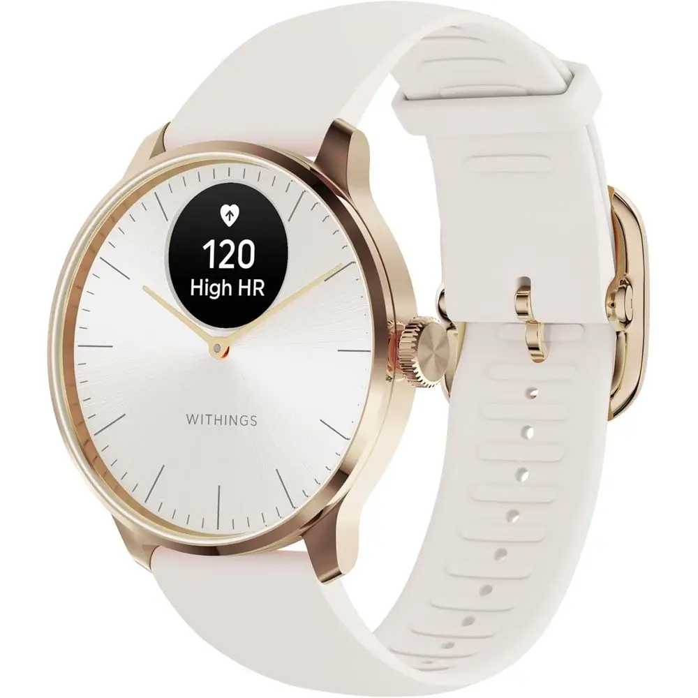 Умные часы Withings ScanWatch Light - гибридные смарт-часы с функцией мониторинга сердечного ритма, отслеживания цикла, контроля сна.
Умные часы Withings ScanWatch Light - гибридные смарт-часы с функцией мониторинга сердечного ритма, отслеживания цикла, контроля сна.