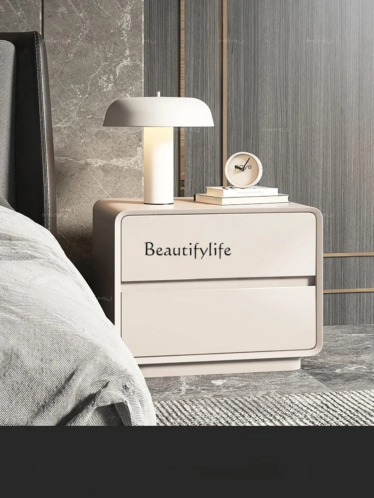 3Minimalist solid wood small bedside table Simple modern storage cabinet
3Minimalist solid wood small bedside table Simple modern storage cabinet