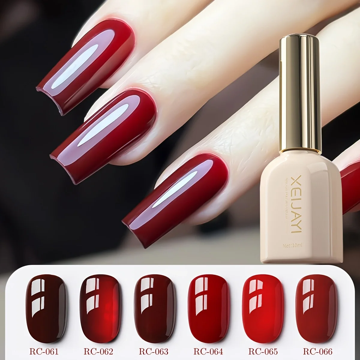 Римская бутылка, набор из 6 цветов --- вишнево-красный винно-красный популярный супер яркий универсальный УФ-гель-лак для ногтей, прочный и долговечный
Римская бутылка, набор из 6 цветов --- вишнево-красный винно-красный популярный супер яркий универсальный УФ-гель-лак для ногтей, прочный и долговечный