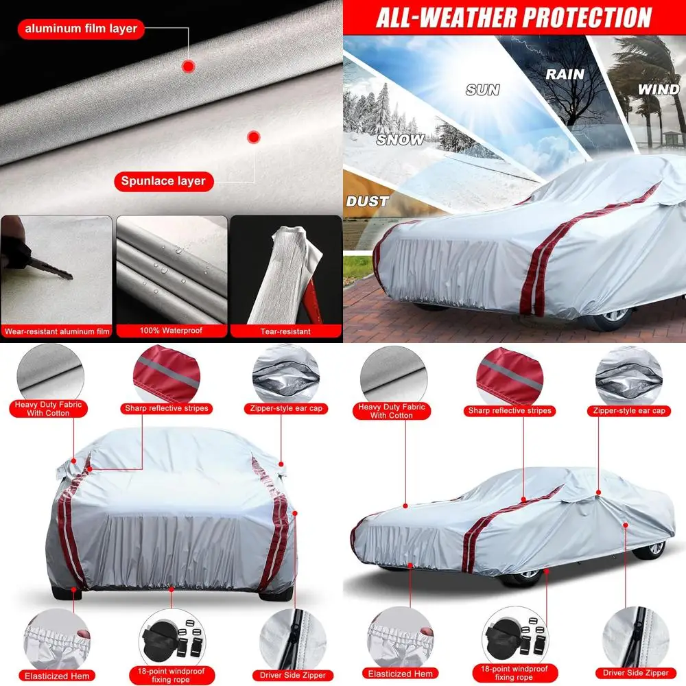 6-слойный всепогодный автомобильный чехол Corvette C6 по индивидуальному заказу (2005-2013) с дверью на молнии и ветрозащитными лентами
6-слойный всепогодный автомобильный чехол Corvette C6 по индивидуальному заказу (2005-2013) с дверью на молнии и ветрозащитными лентами