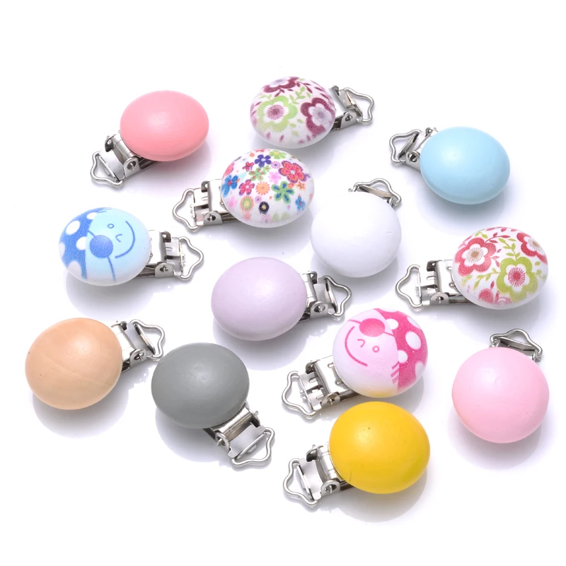20Pcs No Hole Wood Baby Pacifier Clip 16Color Round Teething Dummy Clip DIY Anti-Drop Infant Pacifier Chain Tool Accessory
20Pcs No Hole Wood Baby Pacifier Clip 16Color Round Teething Dummy Clip DIY Anti-Drop Infant Pacifier Chain Tool Accessory