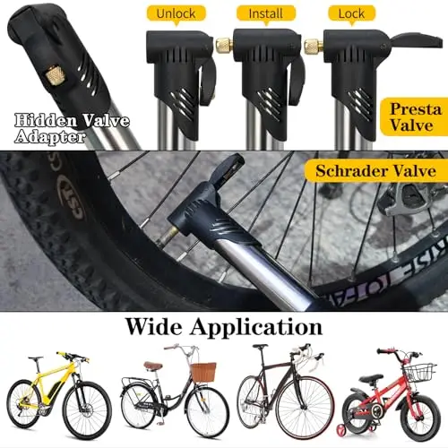 16-In-1 Bicycle Repair Kit With Mini Tire Pump, Allen Wrenches, Levers, Patches And Carry Bag For Mountain And Road Bikes
16-In-1 Bicycle Repair Kit With Mini Tire Pump, Allen Wrenches, Levers, Patches And Carry Bag For Mountain And Road Bikes
