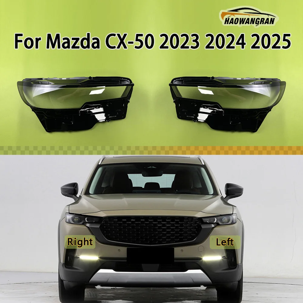 For Mazda CX-50 2023 2024 2025 Front Headlight Cover Transparent Shade Lamp Headlamp Shell Plexiglass Replace Original Lampshade
For Mazda CX-50 2023 2024 2025 Front Headlight Cover Transparent Shade Lamp Headlamp Shell Plexiglass Replace Original Lampshade