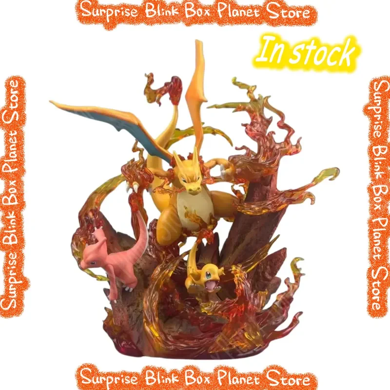 Charizard Evolution PKM Figure Anime Collectible Statue Led Light Up Resin Desk Ornament For Anime Collectors Decor boys Gift
Charizard Evolution PKM Figure Anime Collectible Statue Led Light Up Resin Desk Ornament For Anime Collectors Decor boys Gift