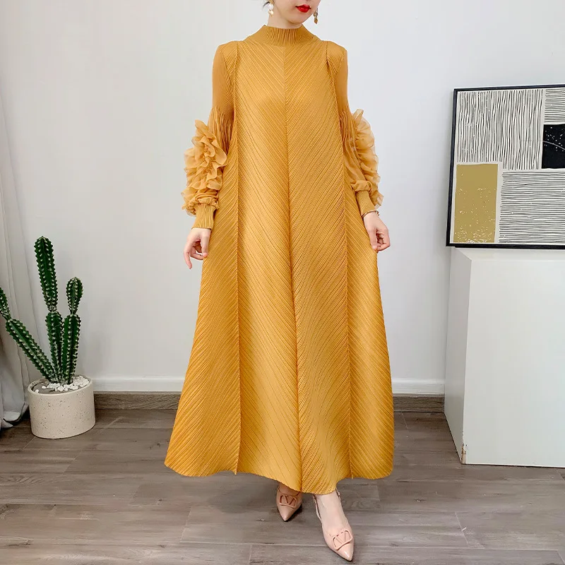 Elegant Oversized Party Dress Women Three-dimensional Floral Long Sleeve Loose Long Dresses Ladies Spring Summer Vintage Robe
Elegant Oversized Party Dress Women Three-dimensional Floral Long Sleeve Loose Long Dresses Ladies Spring Summer Vintage Robe