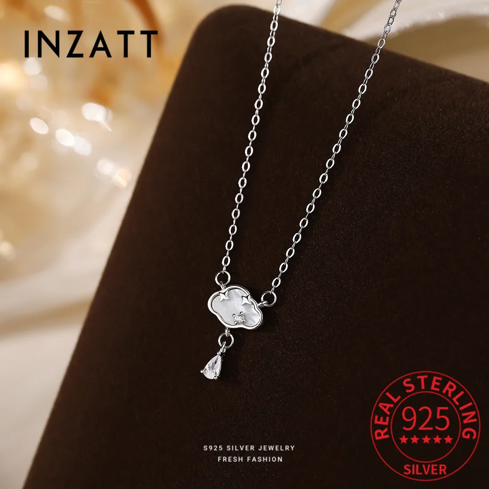 INZATT Real 925 Sterling Silver Stars and Clouds Pendant Choker Necklace for Women Trendy Fine Jewelry Minimalist Accessories
INZATT Real 925 Sterling Silver Stars and Clouds Pendant Choker Necklace for Women Trendy Fine Jewelry Minimalist Accessories
