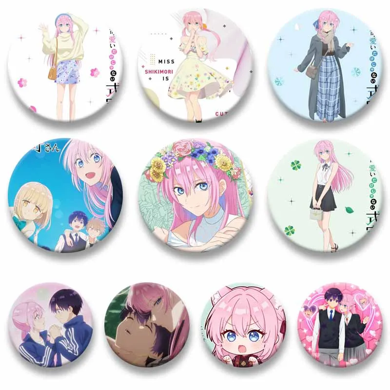 Shikimori's Not Just A Cutie Coin Brooch Cute Miyako Shikimori Cartoon Badges Bag Clothes Hat Ornaments Pins Gifts for Friends
Shikimori's Not Just A Cutie Coin Brooch Cute Miyako Shikimori Cartoon Badges Bag Clothes Hat Ornaments Pins Gifts for Friends