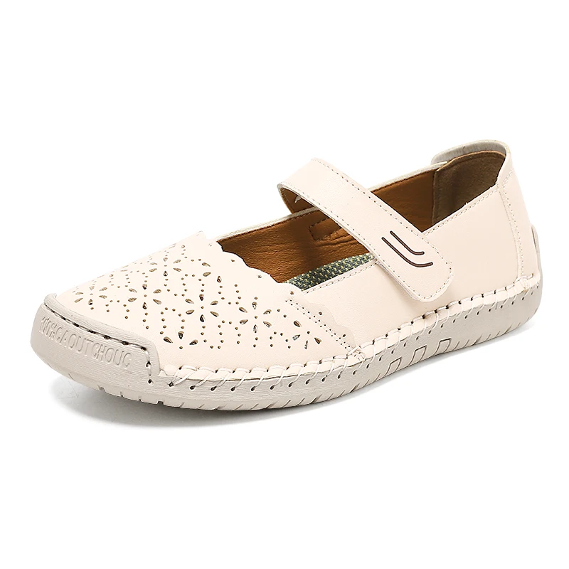Soft Leather Hollow-Out Closed-Toe Sandals for Women, 2026 Summer New Style, Soft Sole Flat Mom Shoes, Large Size Casual Clogs, Single Shoes
Soft Leather Hollow-Out Closed-Toe Sandals for Women, 2026 Summer New Style, Soft Sole Flat Mom Shoes, Large Size Casual Clogs, Single Shoes