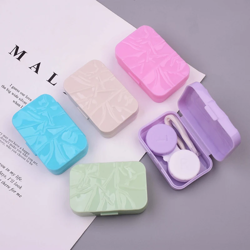 New Colorful Plastic Contact Lens Case Set Mini Contact Lenses Storage Box Portable Minimalist Fashionable Contact Lens Care Box
New Colorful Plastic Contact Lens Case Set Mini Contact Lenses Storage Box Portable Minimalist Fashionable Contact Lens Care Box