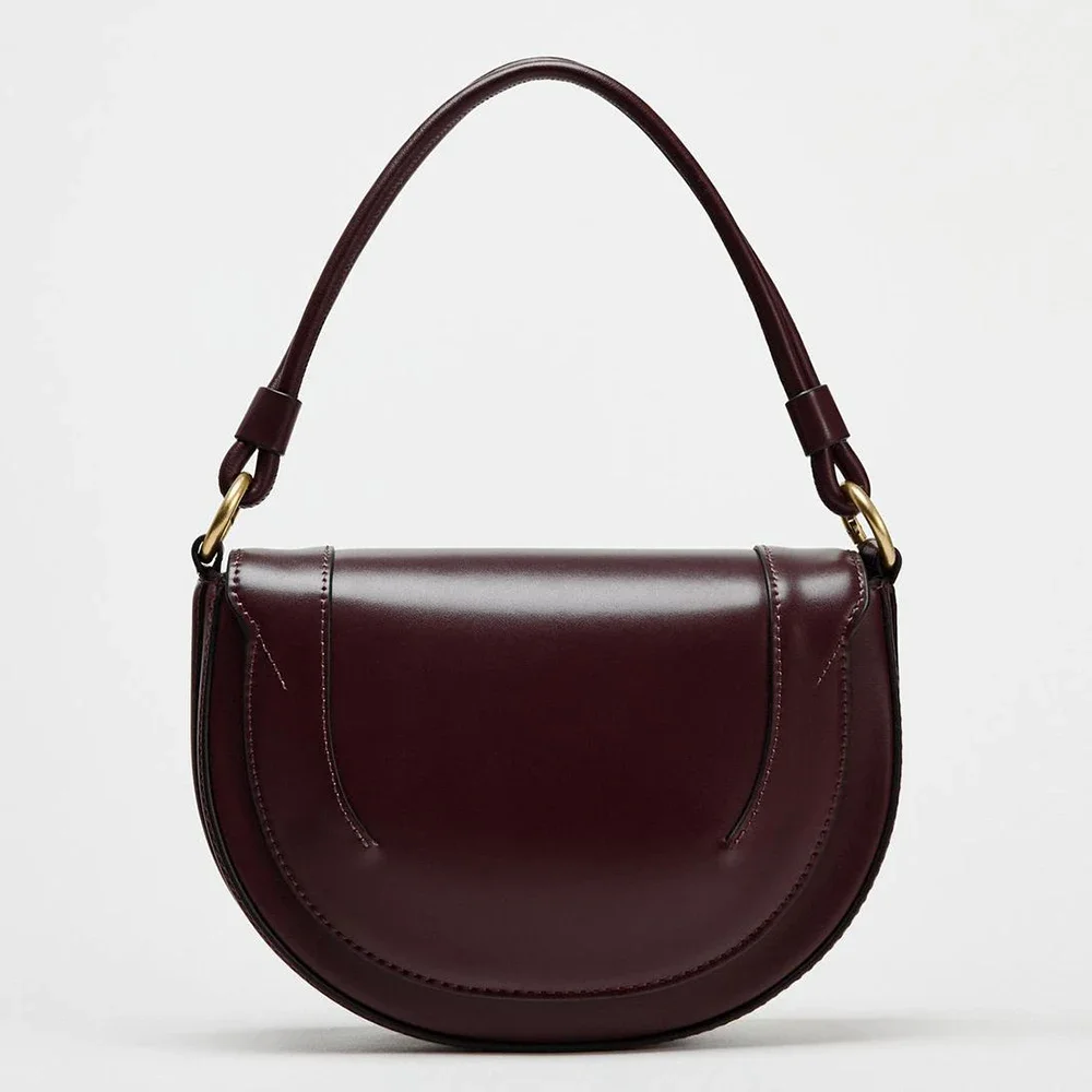 Fashion Designer Saddle Shoulder Bag Wide Strap Crossbody Bags for Women Half Moon Handbags and Purses PU Leather Clutch NEW
Fashion Designer Saddle Shoulder Bag Wide Strap Crossbody Bags for Women Half Moon Handbags and Purses PU Leather Clutch NEW