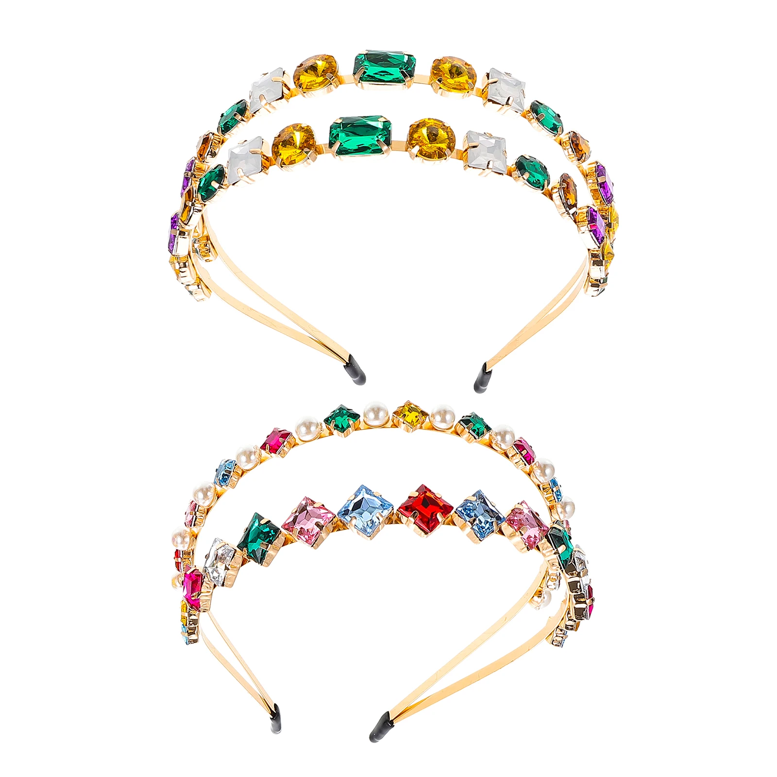 2Pcs Vintage Headband Rhinestone Hair Hoops Women Baroque Style Unique Hair Ornament Daily Decor Party Accessories
2Pcs Vintage Headband Rhinestone Hair Hoops Women Baroque Style Unique Hair Ornament Daily Decor Party Accessories