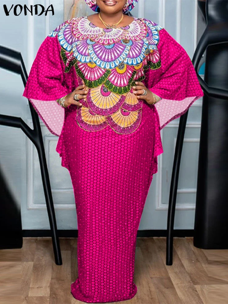 Plus Size VONDA Women Summer Bohemian Dresses 2025 Printed Vestidos Oversize Long Sleeve Causal Loose Maxi Sundress Long Robe
Plus Size VONDA Women Summer Bohemian Dresses 2025 Printed Vestidos Oversize Long Sleeve Causal Loose Maxi Sundress Long Robe