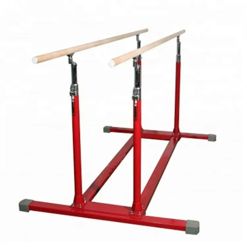 Профессиональные параллельные брусья с чугунным основанием: устойчивая опора, идеально подходят для тренировок по художественной гимнастике и соревнований.
Профессиональные параллельные брусья с чугунным основанием: устойчивая опора, идеально подходят для тренировок по художественной гимнастике и соревнований.