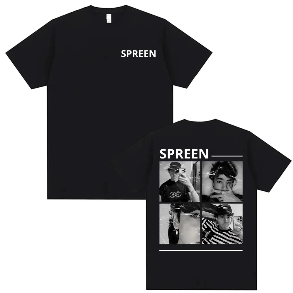 Футболки с рисунком рэпера Spreen Album, мужские и женские модные винтажные футболки с короткими рукавами, повседневная футболка большого размера из 100% хлопка
Футболки с рисунком рэпера Spreen Album, мужские и женские модные винтажные футболки с короткими рукавами, повседневная футболка большого размера из 100% хлопка