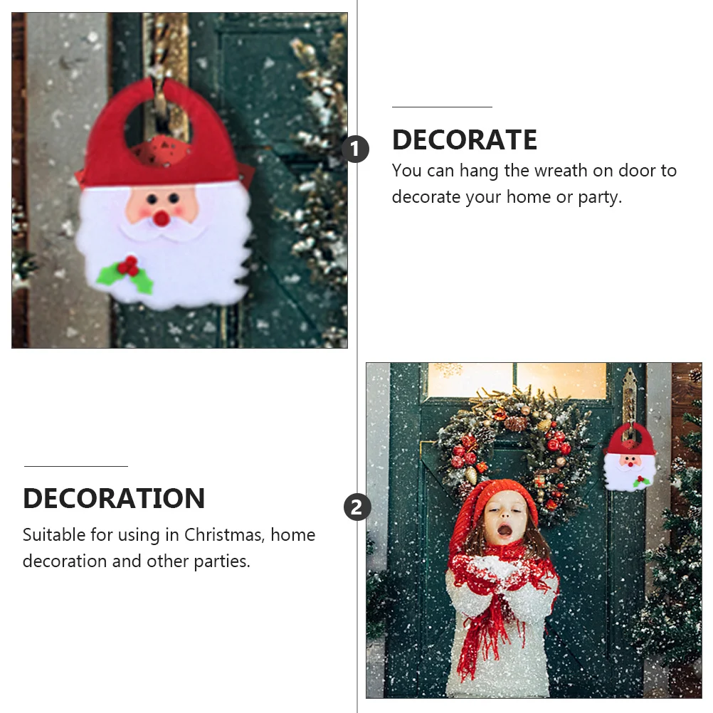 2ps Santa Claus Christmas Door Ring Hanging Gift Bag White Red Cartoon Home Party Decoration Door Ring Gift Bag 
2ps Santa Claus Christmas Door Ring Hanging Gift Bag White Red Cartoon Home Party Decoration Door Ring Gift Bag