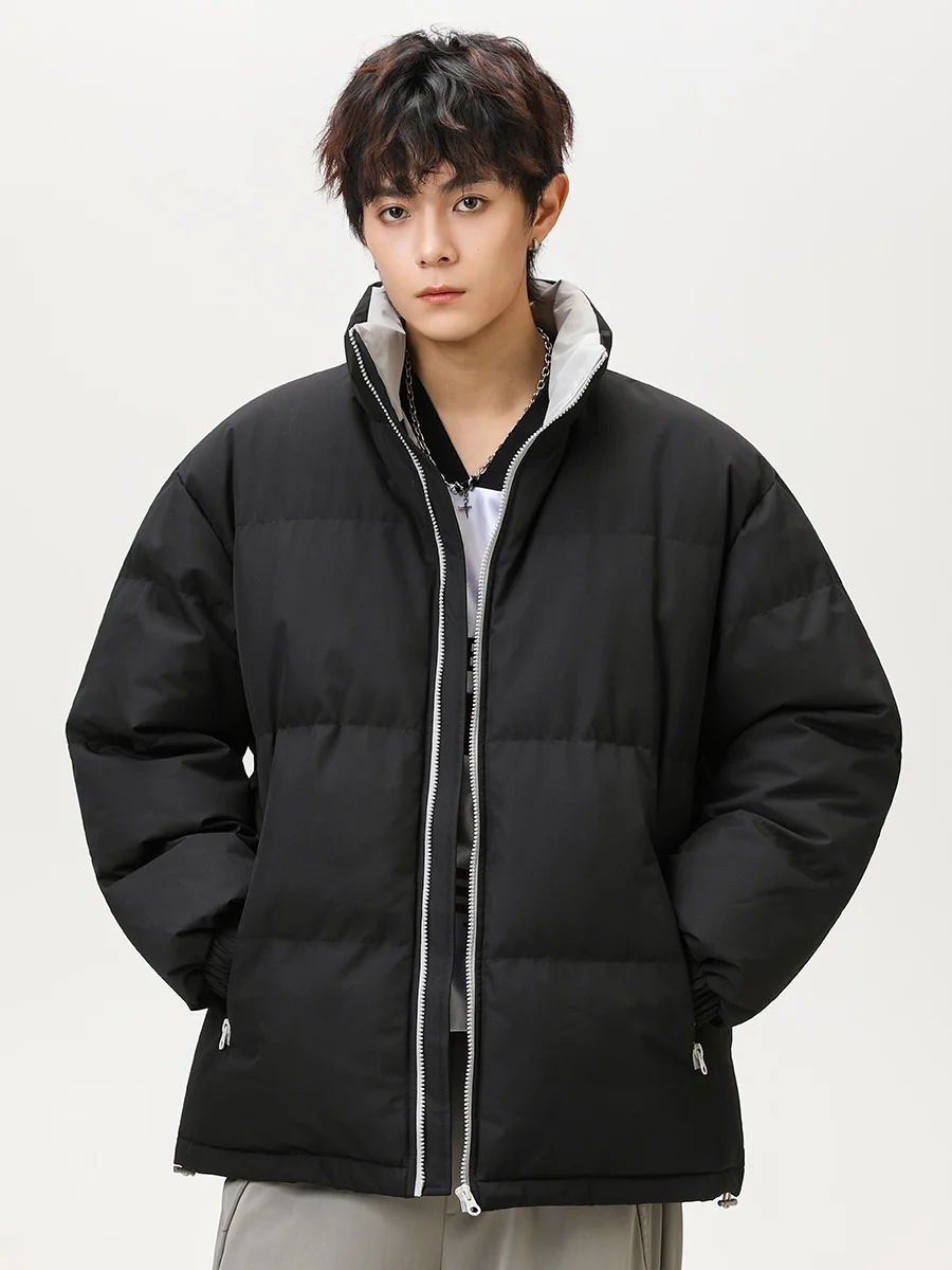 Мужская свободная куртка из хлопка с длинными рукавами, осенне-зимняя, в американском стиле, с молнией, воротником-стойкой, теплая верхняя одежда
Мужская свободная куртка из хлопка с длинными рукавами, осенне-зимняя, в американском стиле, с молнией, воротником-стойкой, теплая верхняя одежда