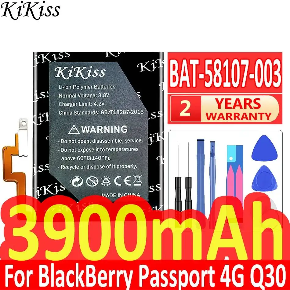 Mobile Phone Battery 3900mAh Safe Bat-58107-003 For Blackberry Q30 SQW100-1 SQW100-3 Passport 4G
Mobile Phone Battery 3900mAh Safe Bat-58107-003 For Blackberry Q30 SQW100-1 SQW100-3 Passport 4G