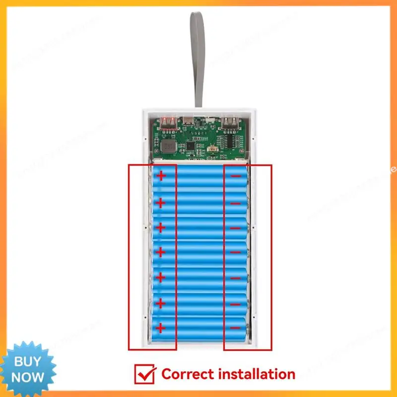 A10R 22,5 Вт DIY Power Bank Box с быстрой зарядкой и ЖК-дисплеем Съемный мобильный блок питания для батареи 28X18650 Внешний корпус B
A10R 22,5 Вт DIY Power Bank Box с быстрой зарядкой и ЖК-дисплеем Съемный мобильный блок питания для батареи 28X18650 Внешний корпус B