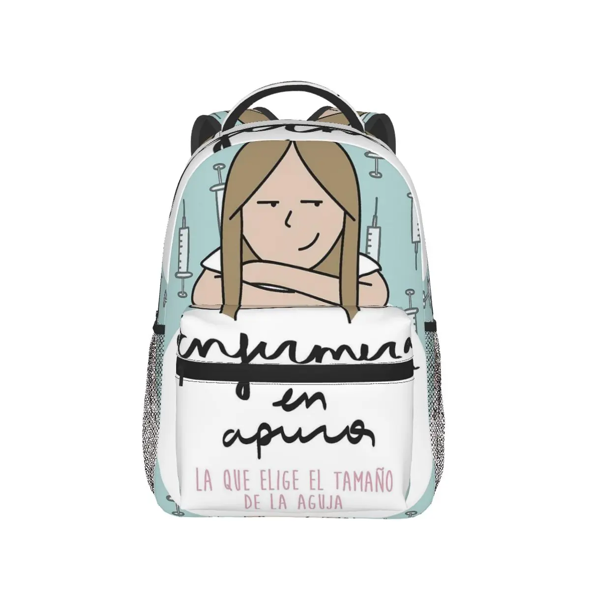Enfermera En Apuros Doctor Nurse Medical Backpack Hot Sale Daypack Large Capacity Kids BookBag School Bag Shoulder Bags
Enfermera En Apuros Doctor Nurse Medical Backpack Hot Sale Daypack Large Capacity Kids BookBag School Bag Shoulder Bags