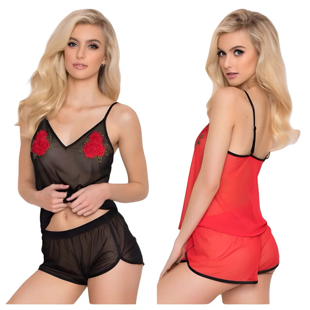 2026New Floral Sexy Lingerie Sleepwear For Sleeping Ruffles Night Dress Women Very Sexy Night Woman Nightie Mesh Babydoll 9527E
2026New Floral Sexy Lingerie Sleepwear For Sleeping Ruffles Night Dress Women Very Sexy Night Woman Nightie Mesh Babydoll 9527E