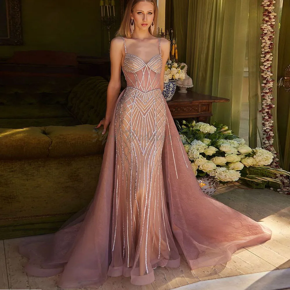 Elegant Women Evening Party Dresses Spaghetti Strap A Line Sleeveless Floor Length Designer Women Banquet Prom Gowns Wedding
Elegant Women Evening Party Dresses Spaghetti Strap A Line Sleeveless Floor Length Designer Women Banquet Prom Gowns Wedding