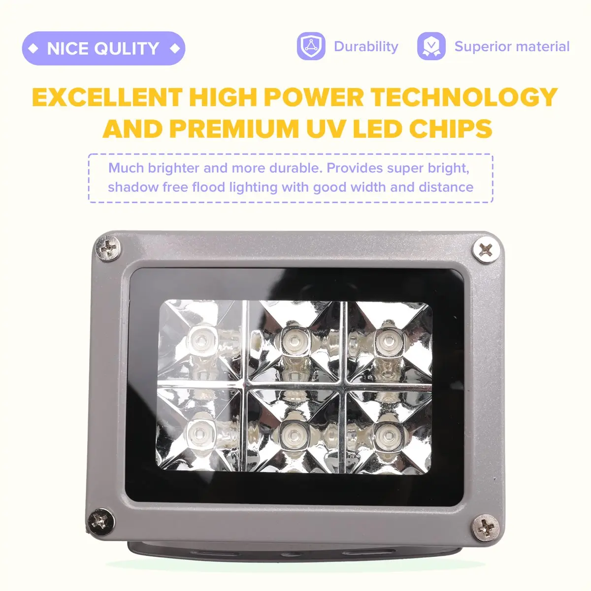 (B63C) 85-260V 405Nm Uv Led Curing Light Lamp Resin for Sla Dlp 3D Printer US Plug
(B63C) 85-260V 405Nm Uv Led Curing Light Lamp Resin for Sla Dlp 3D Printer US Plug