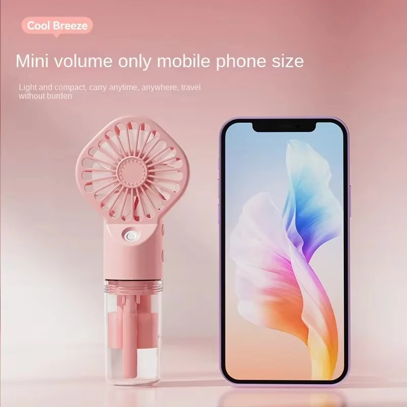 4 Speeds Powerful Wind Spray Fan Mini Handheld Humidifier Fan Portable Outdoor Small Fan USB Rechargeable Water Spray Mist Fan
4 Speeds Powerful Wind Spray Fan Mini Handheld Humidifier Fan Portable Outdoor Small Fan USB Rechargeable Water Spray Mist Fan