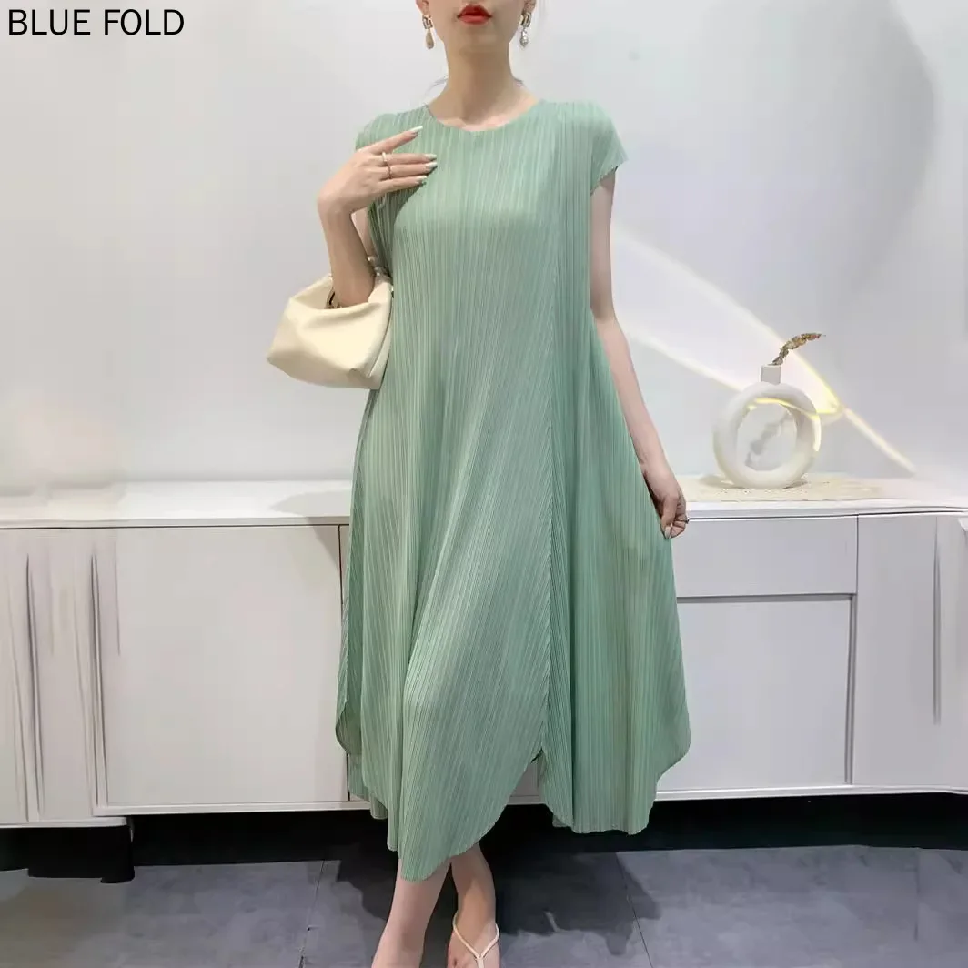 MIYAKE PLEATS Vestido Summer Pleated Dress Women's Loose Large Size Dress High Quality Dress Irregular Mid-length Women Clothing
MIYAKE PLEATS Vestido Summer Pleated Dress Women's Loose Large Size Dress High Quality Dress Irregular Mid-length Women Clothing