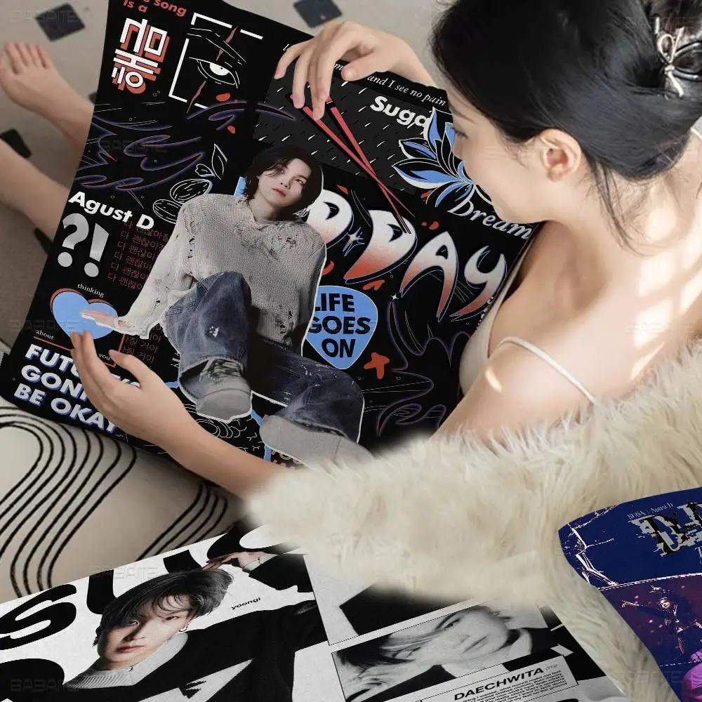 KPOP Singer Agust D SUGA Personalized Pillow Cover Kids Bedroom Wild Party Decor Pillowcase kid Birthday shower Gift
KPOP Singer Agust D SUGA Personalized Pillow Cover Kids Bedroom Wild Party Decor Pillowcase kid Birthday shower Gift