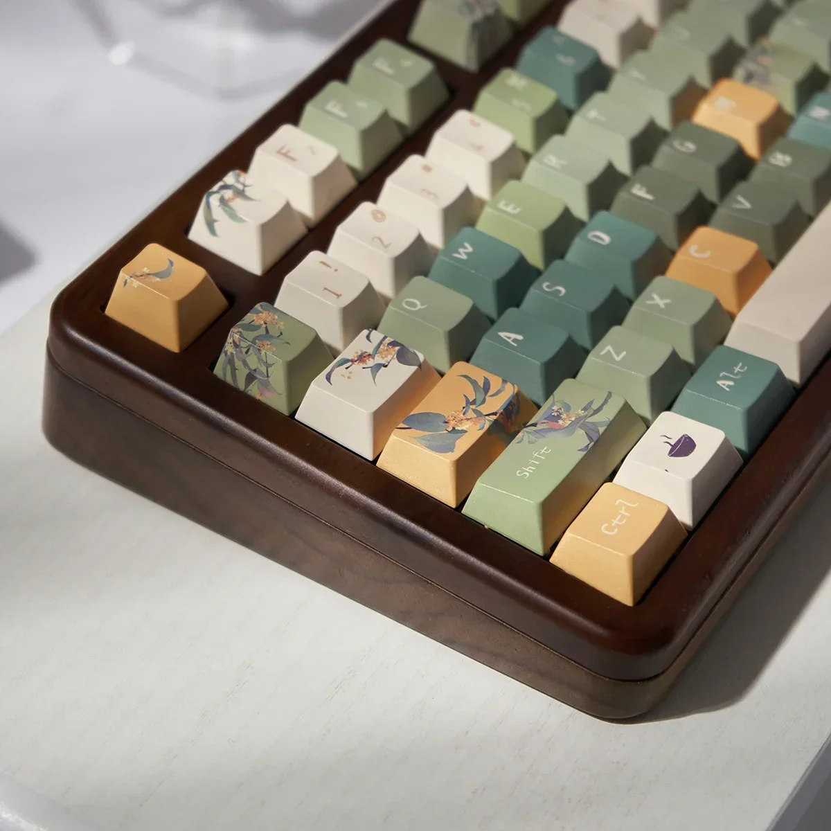 Original antique mechanical keyboard keycap full set of PBT five-sided sublimation original height
Original antique mechanical keyboard keycap full set of PBT five-sided sublimation original height