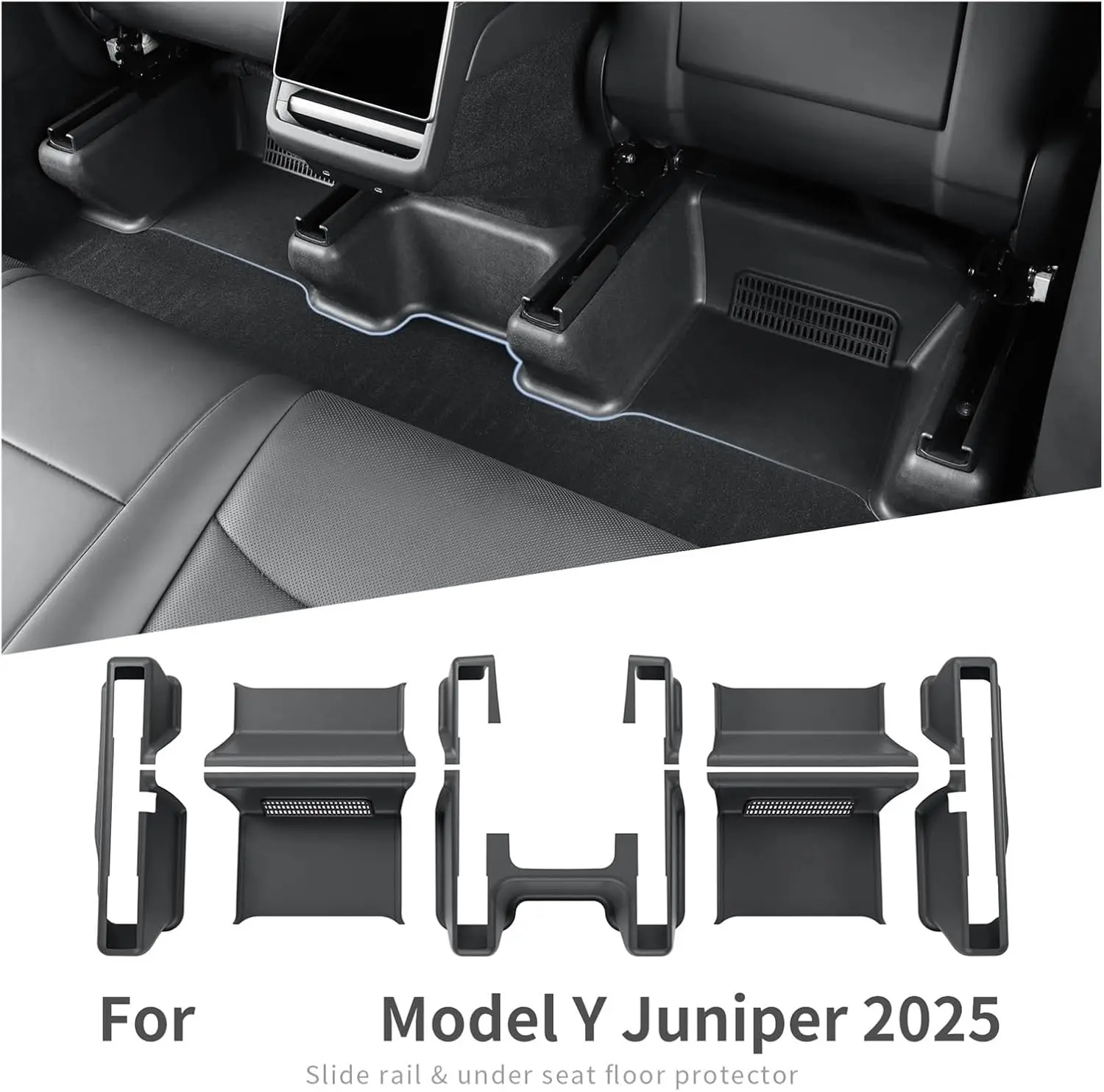 For Tesla Model Y Juniper 2025 TPE Under Seat Corner Guard Seat Slide Rails Protector Cover Anti-Kick Car Accessories MY LAUNCH
For Tesla Model Y Juniper 2025 TPE Under Seat Corner Guard Seat Slide Rails Protector Cover Anti-Kick Car Accessories MY LAUNCH