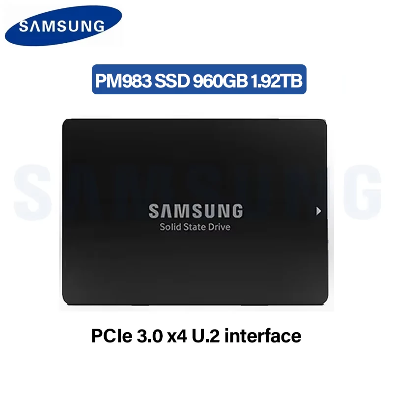 SAMSUNG PM983 960GB 1.92TB NVMe U.2 Enterprise SSD Internal Solid State Disk Hard Disk HDD PCIe Gen3x4 for Laptop Desktop Server
SAMSUNG PM983 960GB 1.92TB NVMe U.2 Enterprise SSD Internal Solid State Disk Hard Disk HDD PCIe Gen3x4 for Laptop Desktop Server